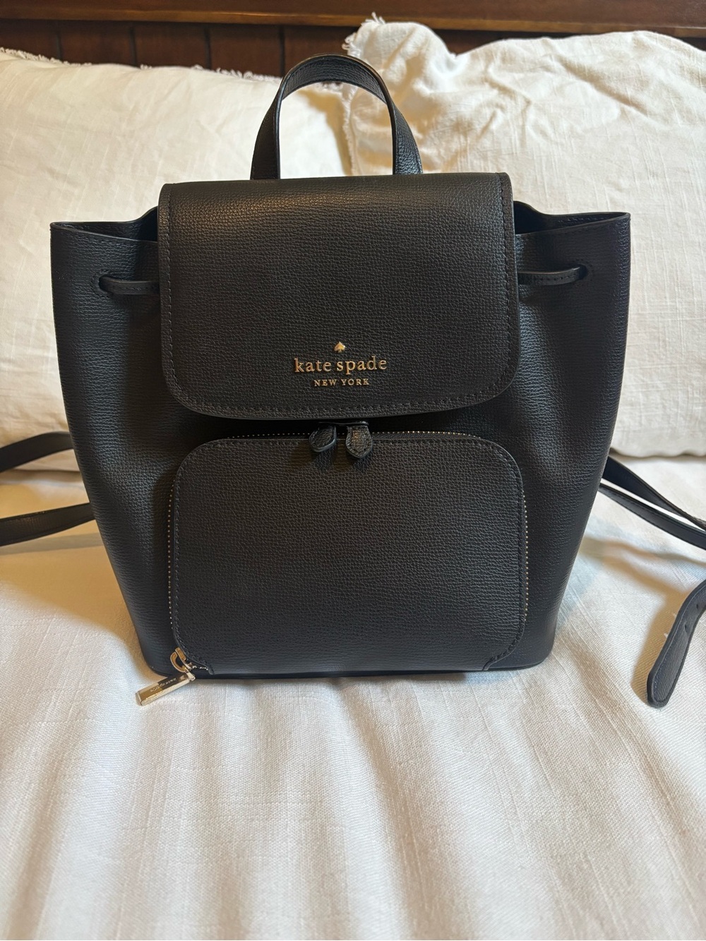 Kate Spade Black Mini Backpack